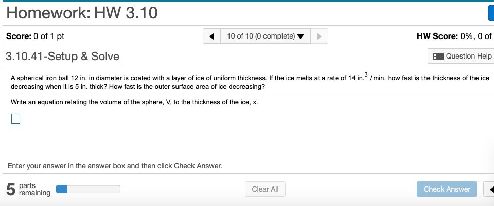 Solved Homework: HW 3.10 Score: 0 of 1 pt 10 of 10 (0 | Chegg.com