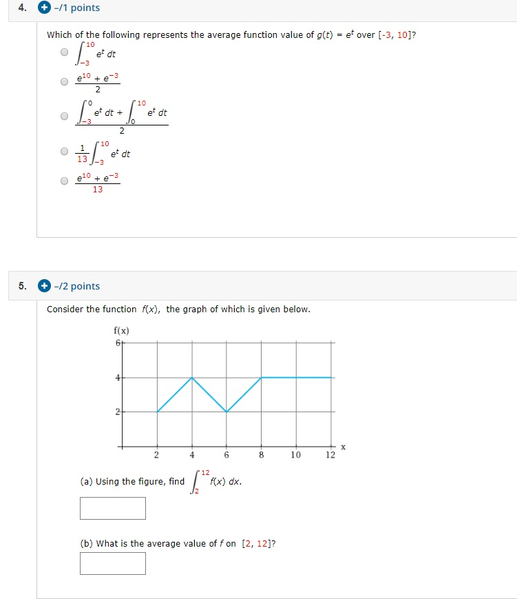 Solved -/1 points 4. Which of the following represents the | Chegg.com