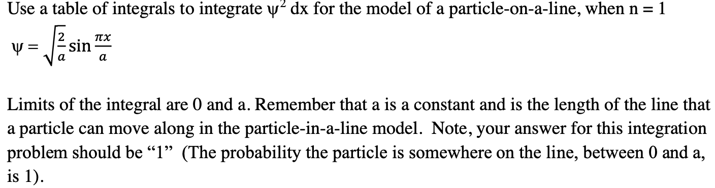 Solved 1 Use A Table Of Integrals To Integrate Yề Dx For The | Chegg.com