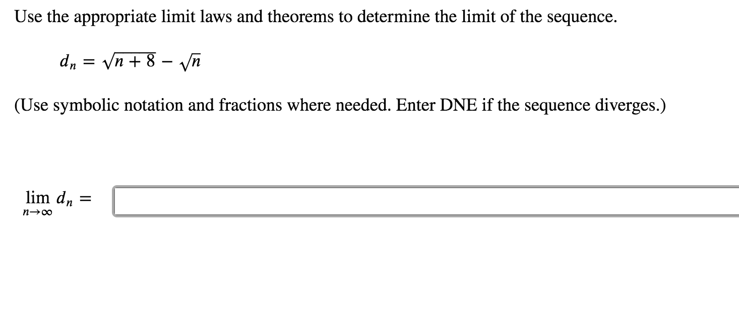 LIMIT SEQUENCE UN AND VN visual data 4