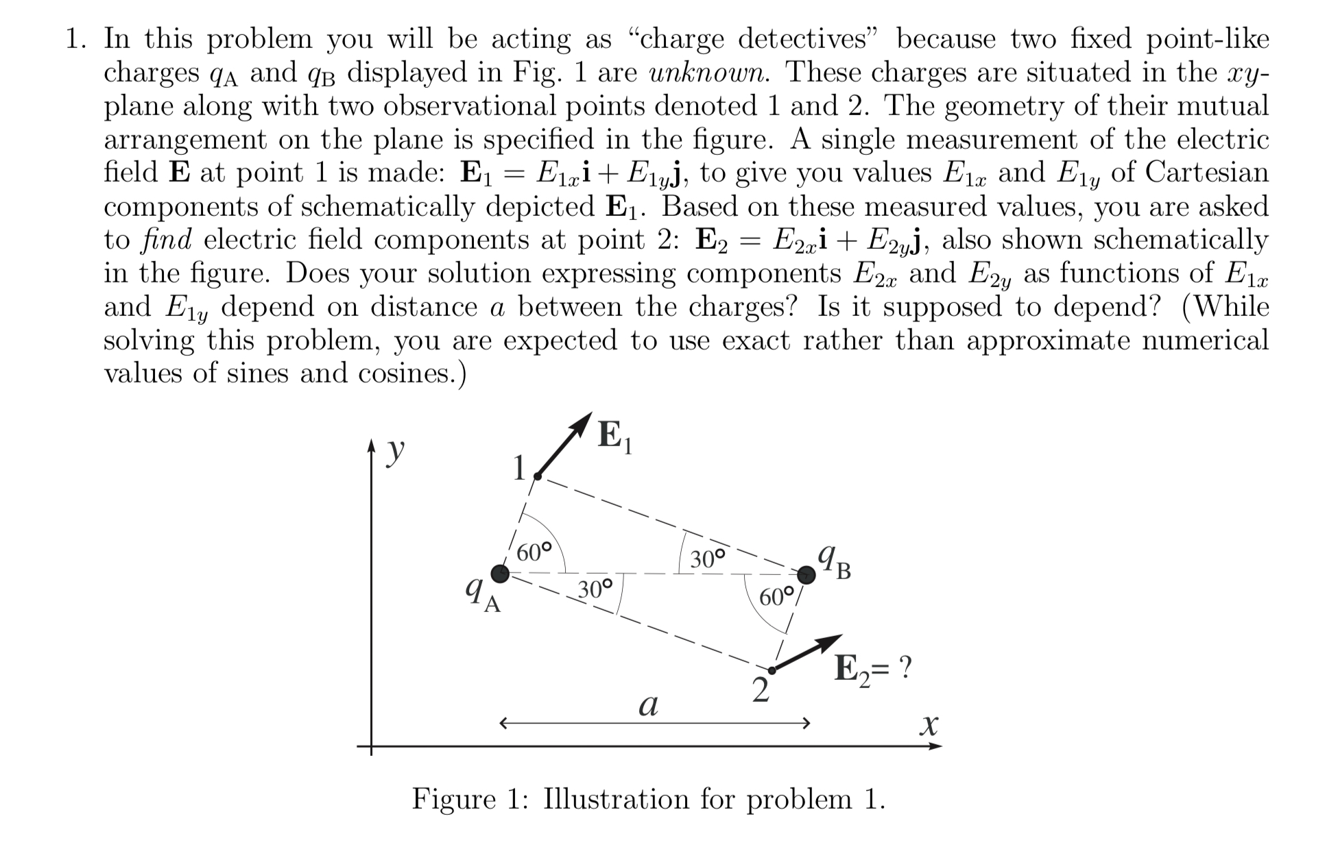 Solved 1. In this problem you will be acting as 