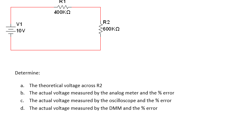 Solved 1. Given The Following Circuit: Determine: 1. | Chegg.com