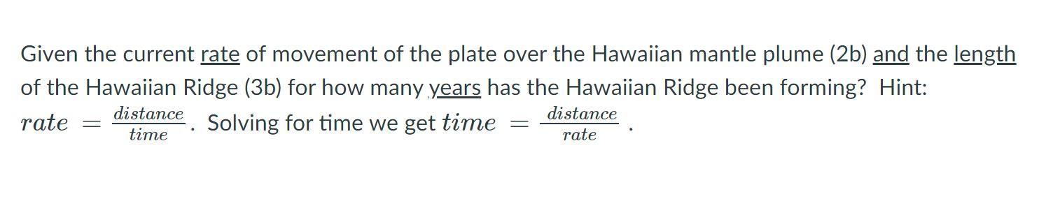 Solved Given the current rate of movement of the plate over | Chegg.com
