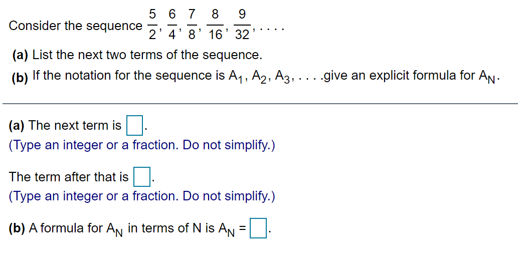 What is the next two terms of the given sequence 2 4 8 16?