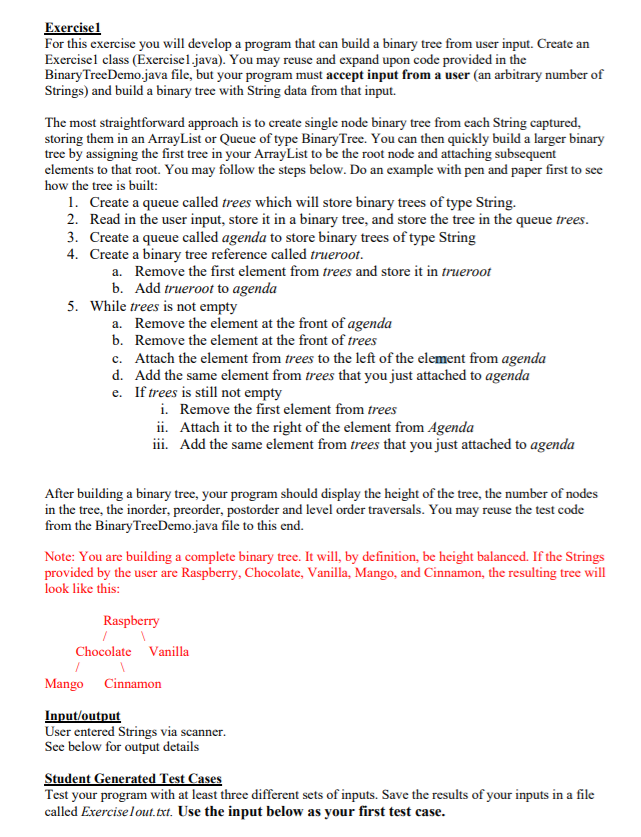 Solved Exercisel For this exercise you will develop a | Chegg.com