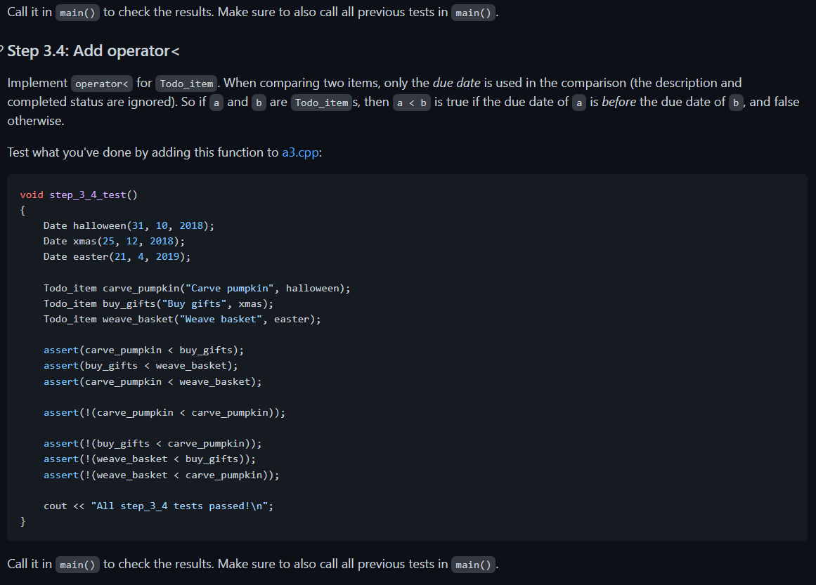 Solved Part 1: The Base Program Step 1.1 In a3.cpp, write a | Chegg.com