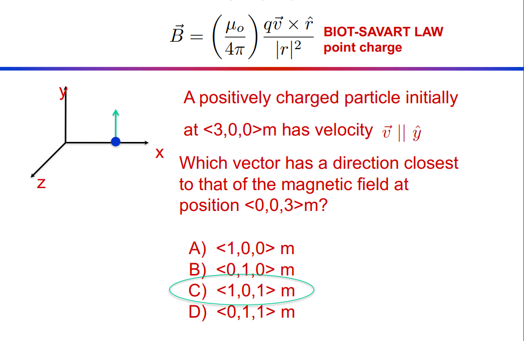 Solved В Biot Savart Law 4t Point Charge A Positively 