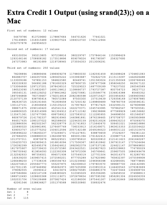 Solved Code in c++, please complete the extra credit | Chegg.com