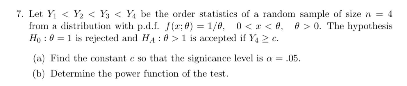 Solved Let N4fxθ1θ00h0θ1haθ1y4≥ccα05y1 Be ﻿the 5508