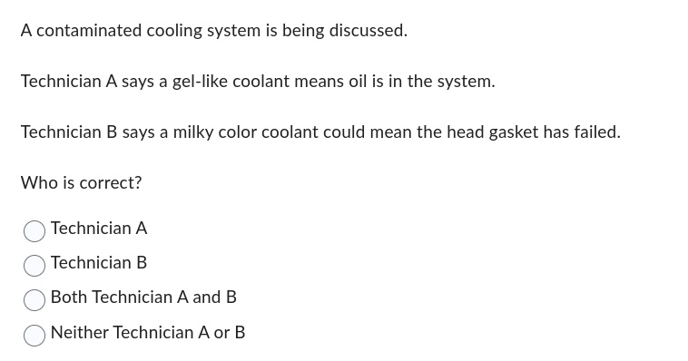 A Contaminated Cooling System Is Being Discussed. | Chegg.com