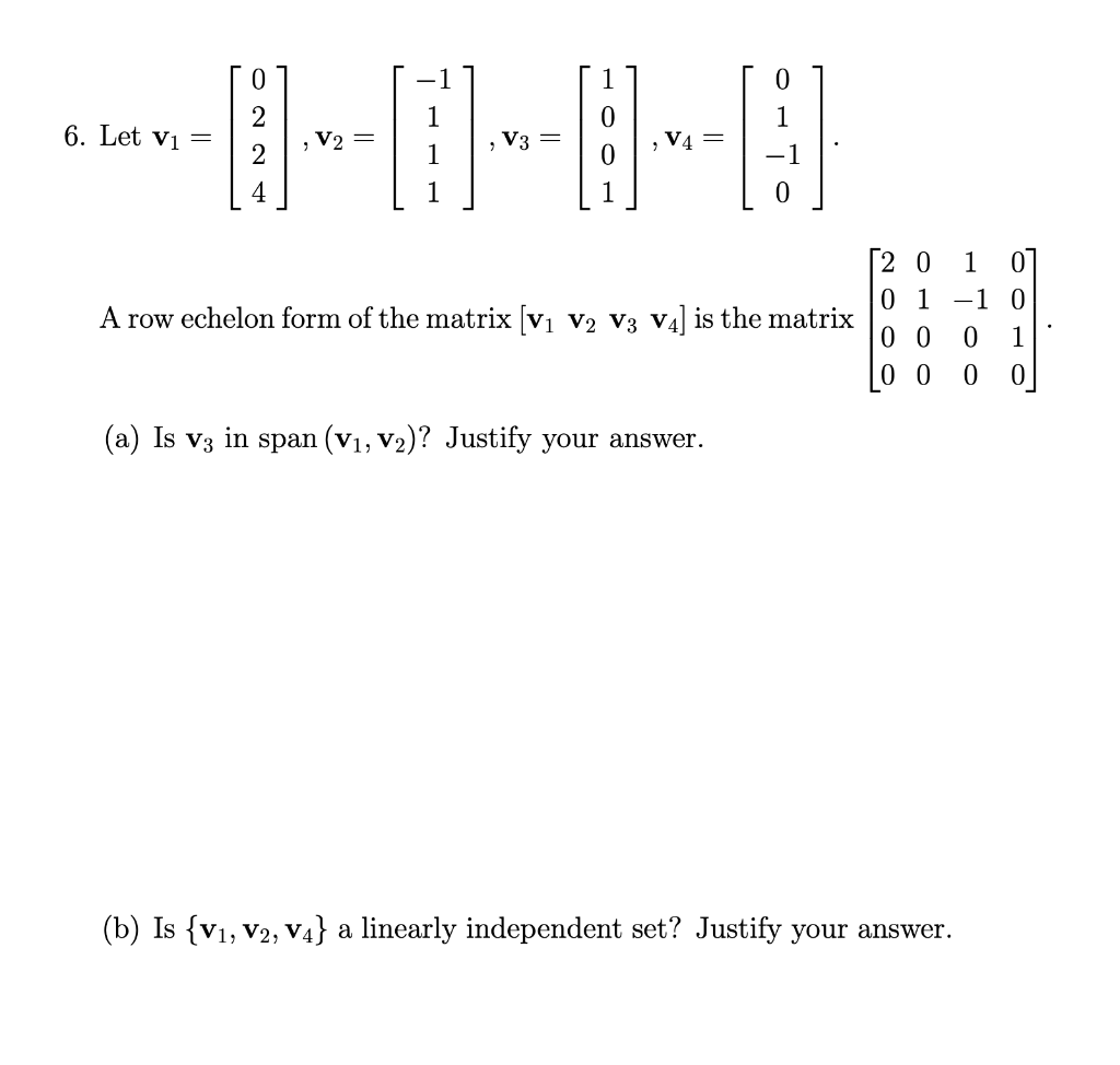 Solved 6. Let | Chegg.com