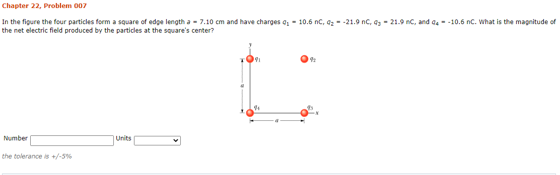 Solved Chapter 22, Problem 007 In the figure the four | Chegg.com
