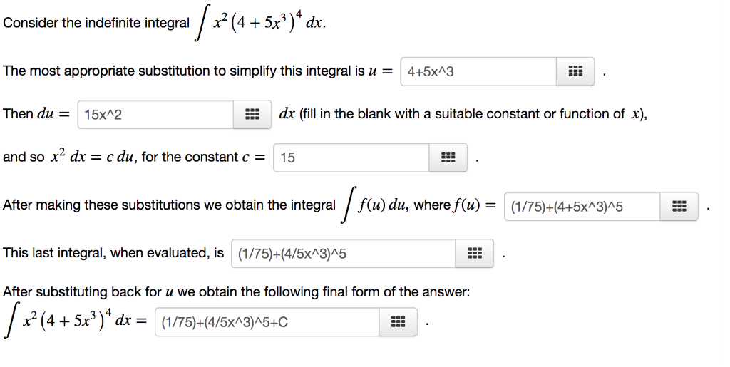 Solved Consider the indefinite integralx'(4+5x) dx. The most | Chegg.com