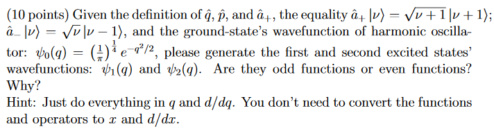 Solved 10 Points Given The Definition Of E E And A Chegg Com