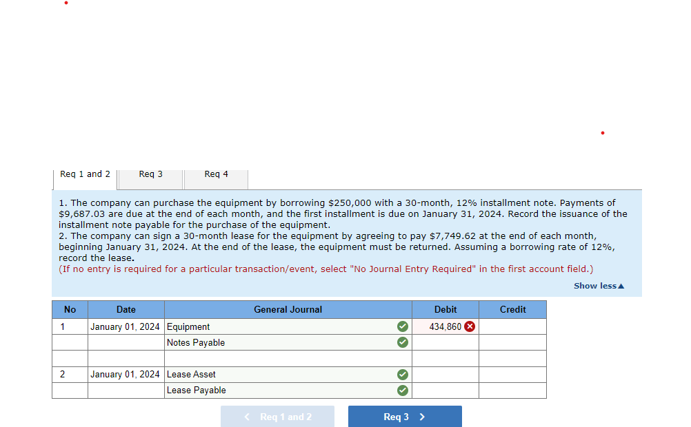 January 1, 2025, Paradise Partners decides to upgrade