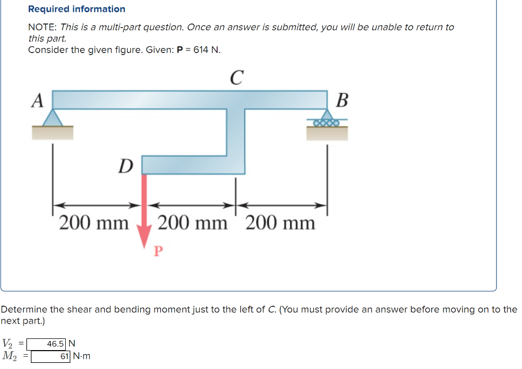Solved NOTE This is a multipart question. Once an answer