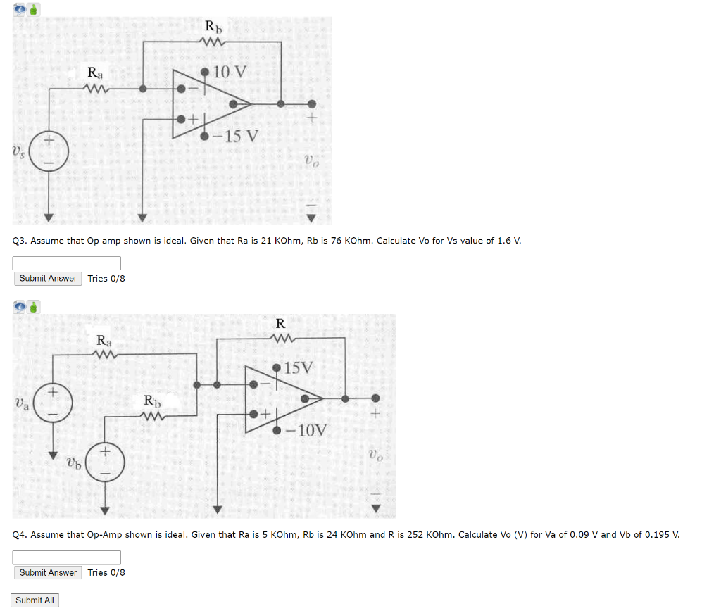 Solved → + R1 V2 R4 Vo R2 12 VILL la V&R3 Q1. Assume that | Chegg.com