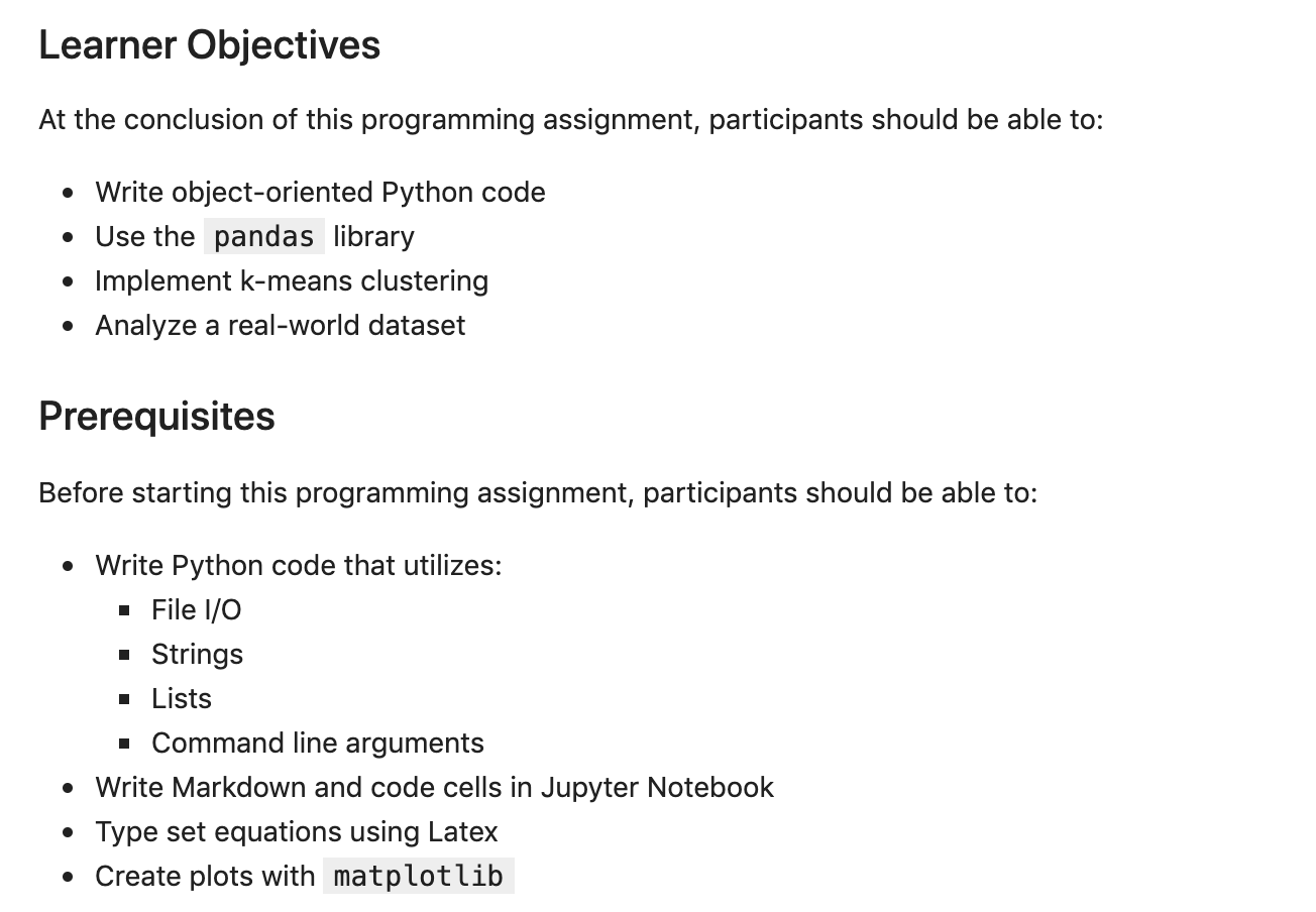 Solved Learner Objectives At the conclusion of this | Chegg.com