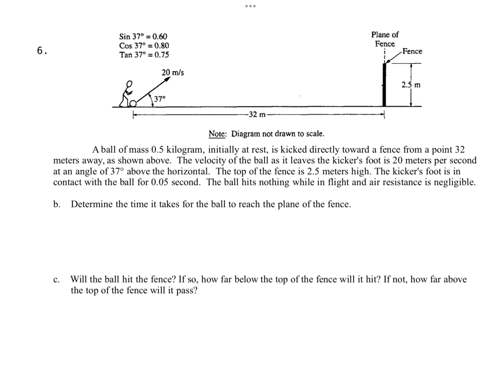 Solved Note: Diagram not drawn to scale. A ball of mass 0.5 | Chegg.com