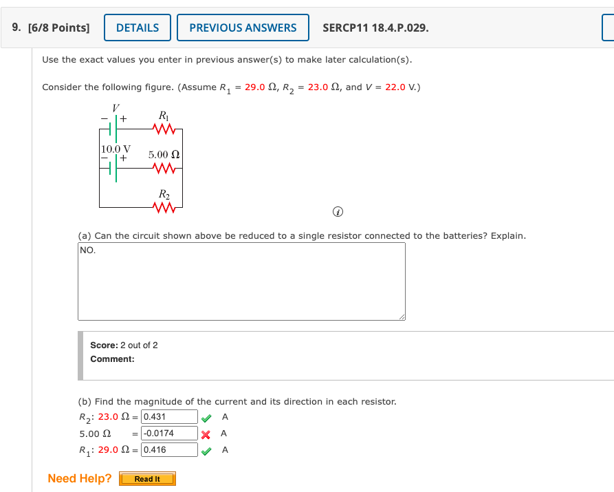 Solved Use the exact values you enter in previous answer(s) | Chegg.com