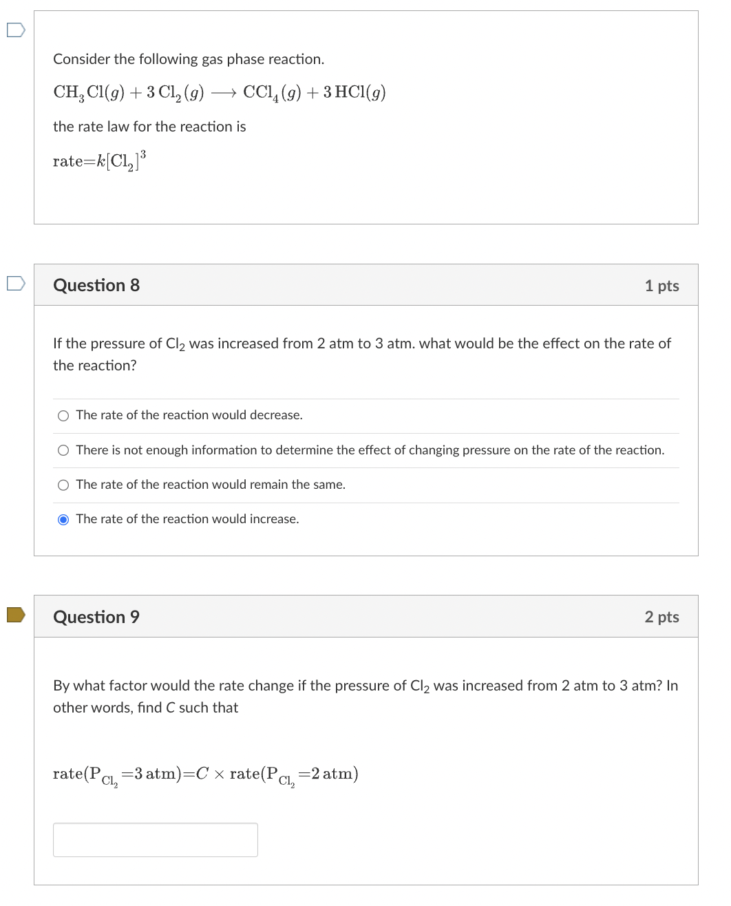 Solved Consider The Following Gas Phase Reaction. | Chegg.com