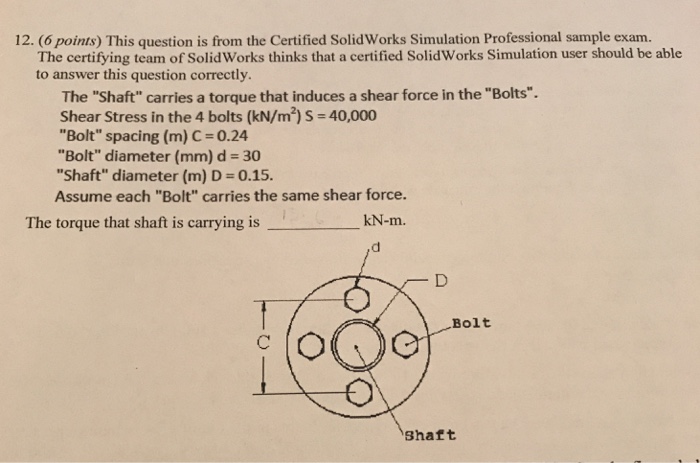 Solved 12. (6 points) This question is from the Certified | Chegg.com
