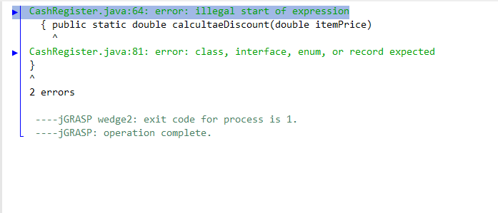 Solved Please HelpI have this code but I am getting an error | Chegg.com
