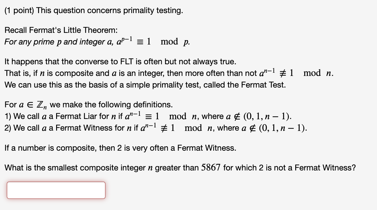 solved-1-point-this-question-concerns-primality-chegg