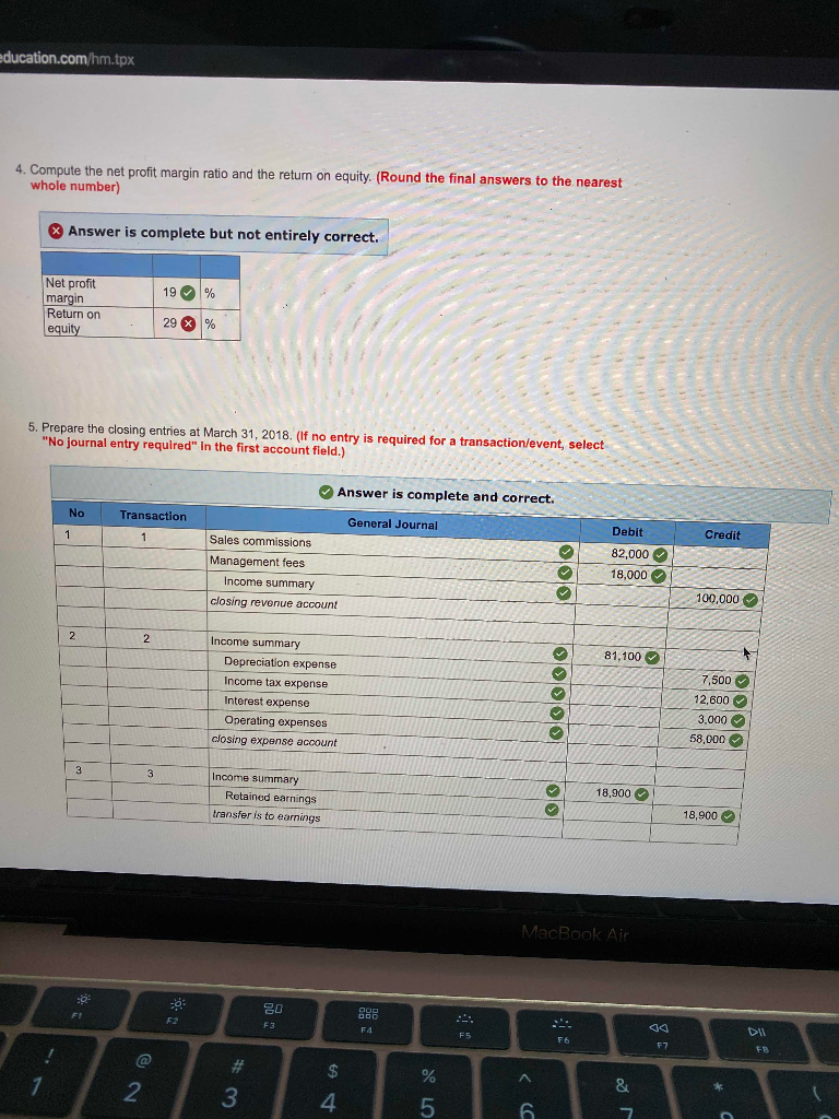 Solved The debit's and credits are not equaling to each | Chegg.com
