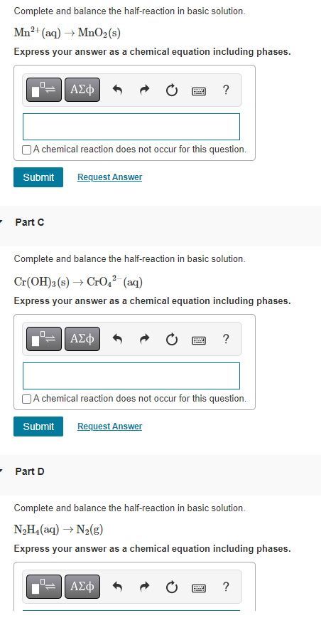 Solved Complete And Balance The Half-reaction In Basic | Chegg.com