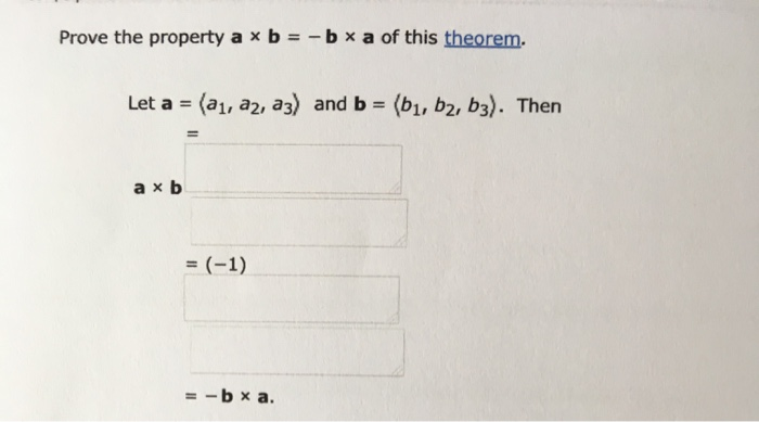 Solved Prove The Property Ax B-b X A Of This Theorem. Let A | Chegg.com