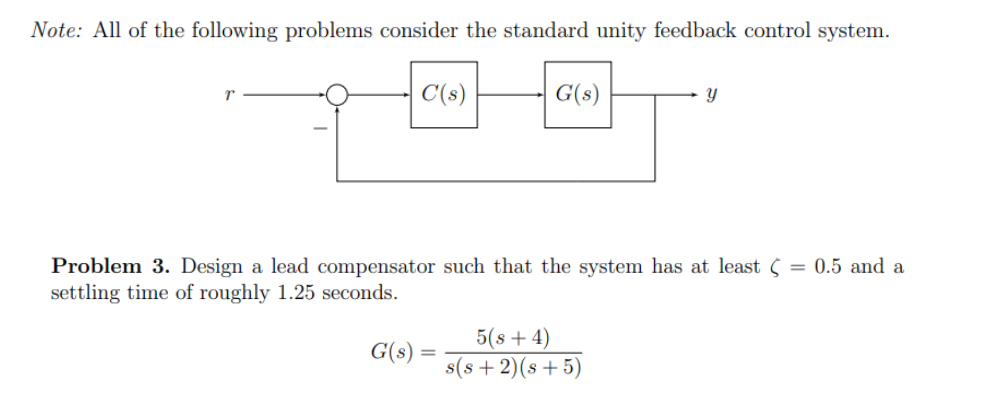 Solved Please use the root locus method when solving | Chegg.com
