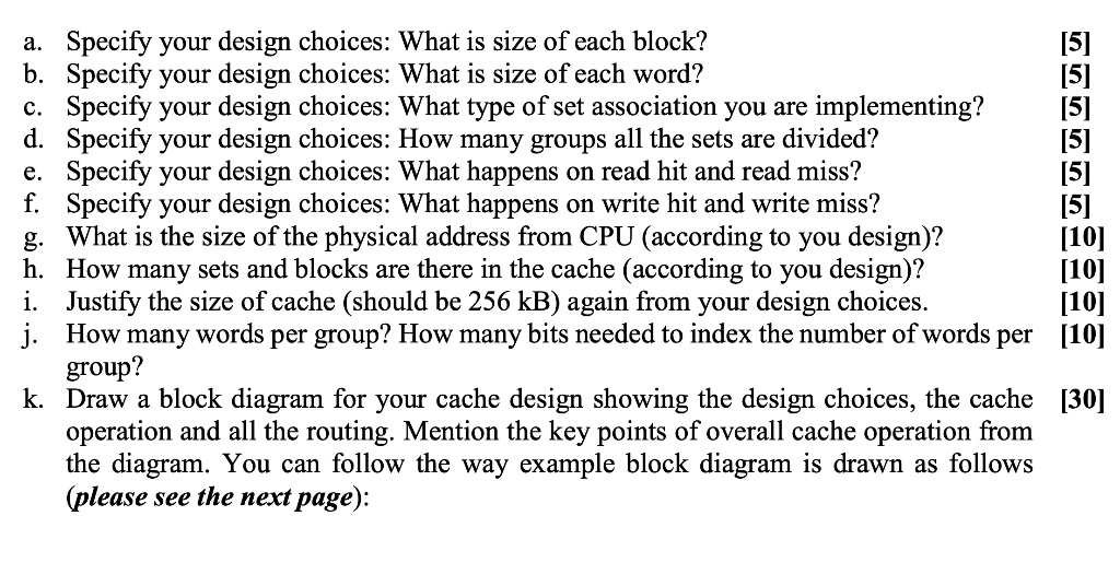 A. Specify Your Design Choices: What Is Size Of Each | Chegg.com