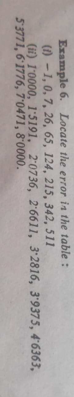 Solved Example 6. ﻿Locate the error in the | Chegg.com