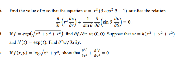 Solved Find the value of n ﻿so that the equation | Chegg.com