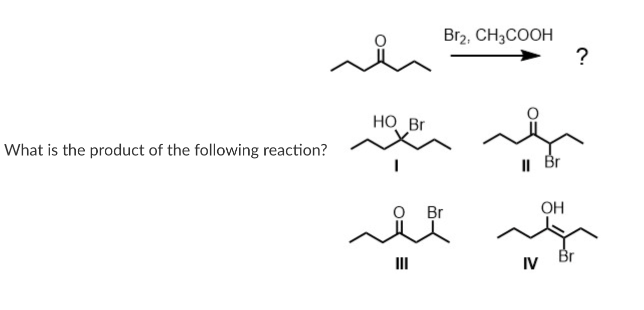 Solved O Br2,CH3COOH ? What is the product of the following | Chegg.com