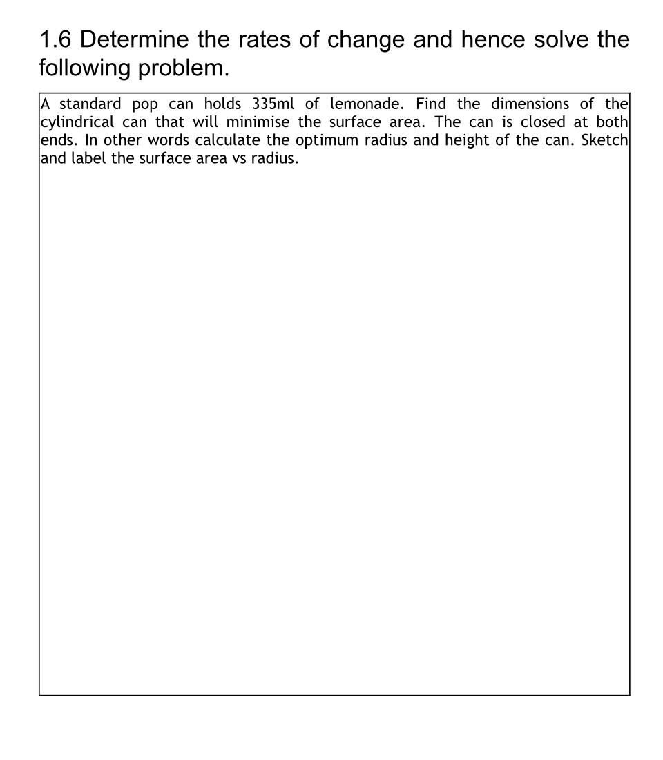 Solved Determine the rates of change and hence solve the | Chegg.com