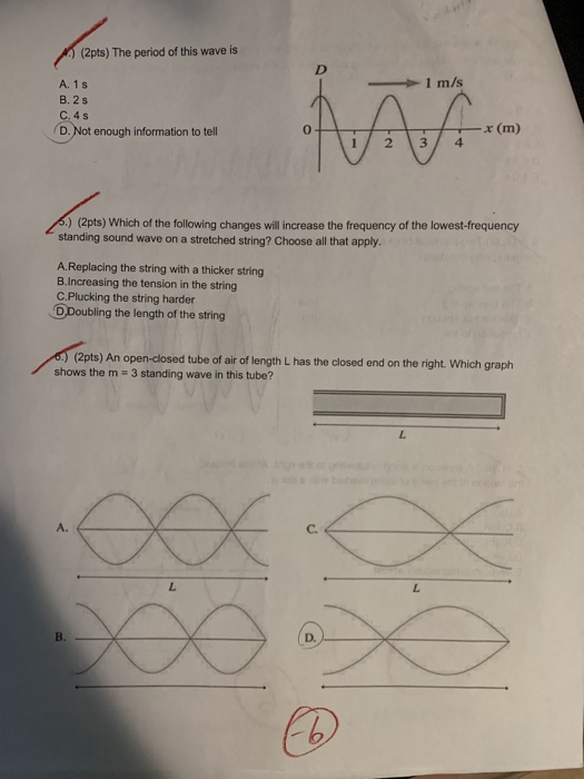 Solved (2pts) A mass oscillates on a horizontal spring with | Chegg.com