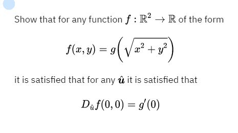 Solved Show that for any function f :R2 + R of the form f(x, | Chegg.com