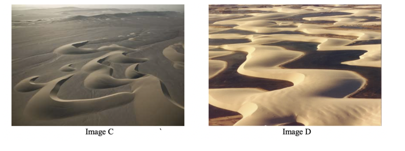 transverse dunes