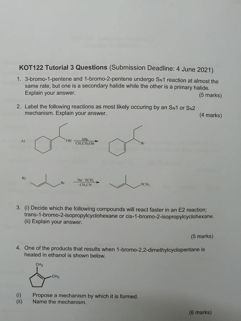 Solved Kot122 Tutorial 3 Questions Submission Deadline 4 Chegg Com