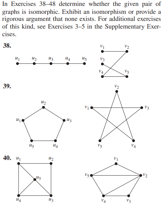 Solved In Exercises 38-48 determine whether the given pair