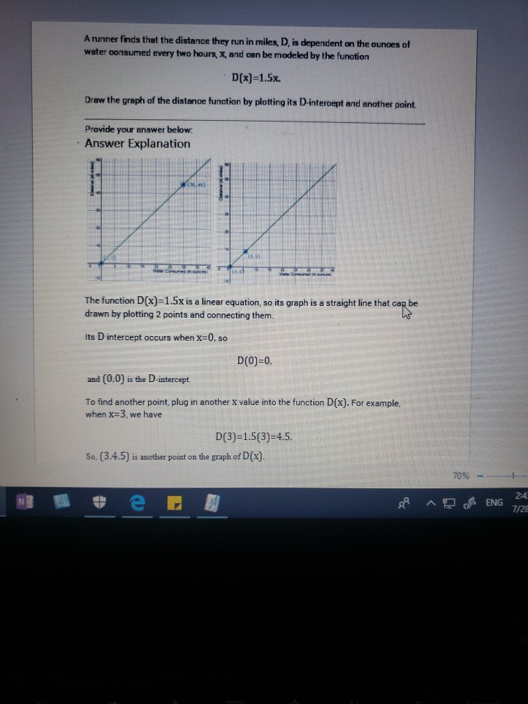 Solved How much water should be consumed every two hours for