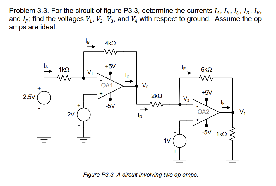 Solved Problem 3.4. Considering The Circuit Of Figure P3.4, | Chegg.com