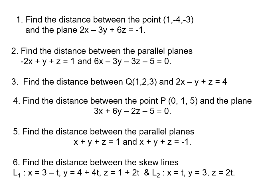 Find the distance between deals 2 3 and 4 1