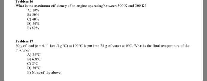 solved-problem-16-what-is-the-maximum-efficiency-of-an-chegg