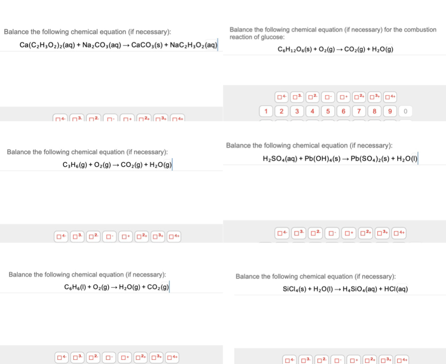 Balance The Following Chemical Equation If Chegg Com