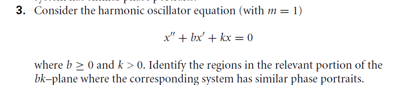 3. Consider the harmonic oscillator equation (with m | Chegg.com