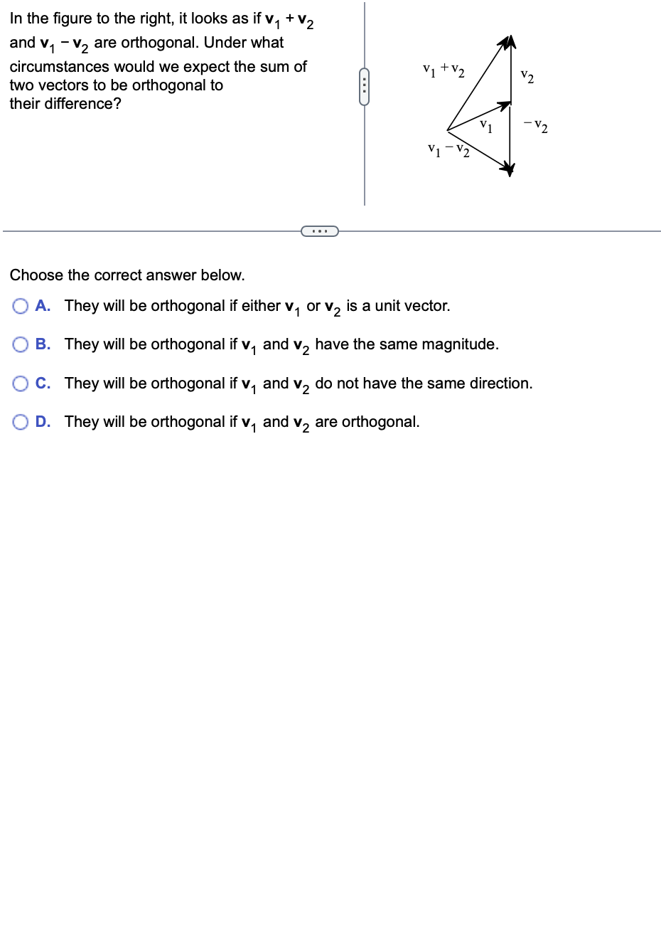 Solved Find The Angle Between The Vectors U 4i−5j And