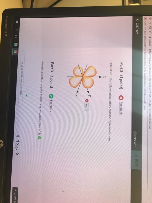 Solved: CH7HW 92% 03/25/18 13 Question (4 Points) Provide | Chegg.com